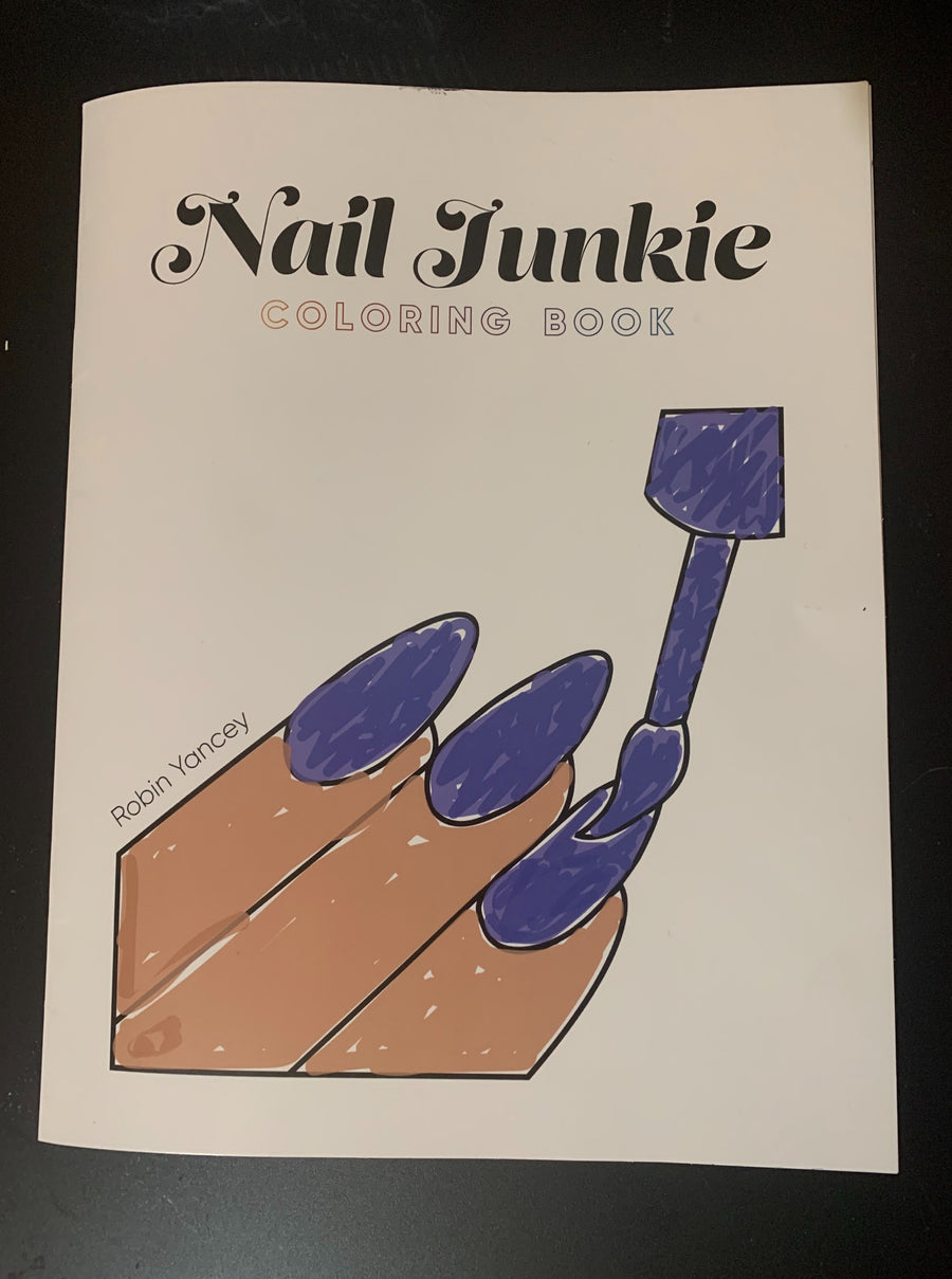Nail Junkie Coloring Book
